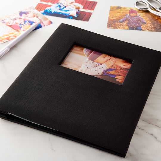 6 Pack: Black Scrapbook Album, 8.5" x 11" by Recollections®